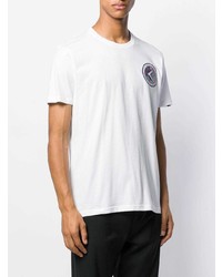 Мужская белая футболка с круглым вырезом с вышивкой от Alpha Industries