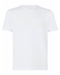 Мужская белая футболка с круглым вырезом с камуфляжным принтом от Fendi