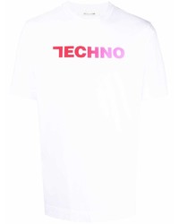 Мужская белая футболка с круглым вырезом с принтом от 1017 Alyx 9Sm