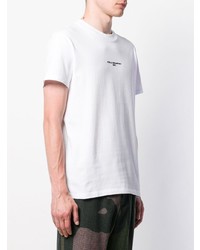 Мужская белая футболка с круглым вырезом с принтом от Stella McCartney