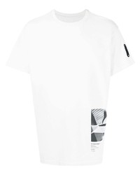 Мужская белая футболка с круглым вырезом с принтом от A-Cold-Wall*