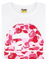 Мужская белая футболка с круглым вырезом с принтом от A Bathing Ape