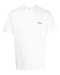 Мужская белая футболка с круглым вырезом с принтом от Ader Error