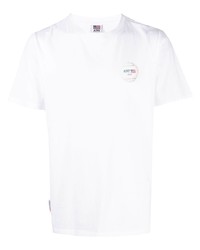 Мужская белая футболка с круглым вырезом с принтом от AUTRY
