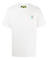 Мужская белая футболка с круглым вырезом с принтом от BARROW