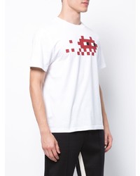 Мужская белая футболка с круглым вырезом с принтом от Mostly Heard Rarely Seen 8-Bit