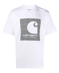 Мужская белая футболка с круглым вырезом с принтом от Carhartt WIP