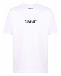 Мужская белая футболка с круглым вырезом с принтом от Carhartt WIP