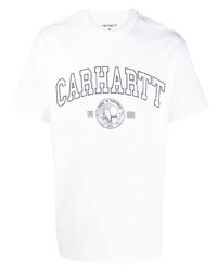 Мужская белая футболка с круглым вырезом с принтом от Carhartt WIP