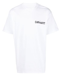 Мужская белая футболка с круглым вырезом с принтом от Carhartt WIP