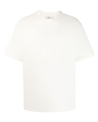 Мужская белая футболка с круглым вырезом с принтом от Closed