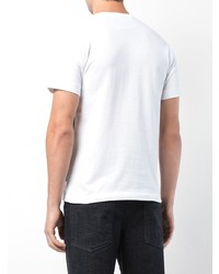 Мужская белая футболка с круглым вырезом с принтом от Comme Des Garcons Play