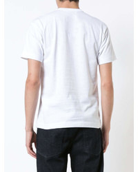 Мужская белая футболка с круглым вырезом с принтом от Comme des Garcons