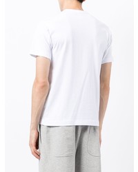 Мужская белая футболка с круглым вырезом с принтом от Comme Des Garcons SHIRT