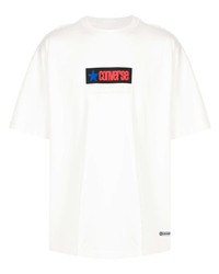 Мужская белая футболка с круглым вырезом с принтом от Converse