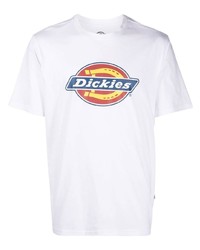 Мужская белая футболка с круглым вырезом с принтом от Dickies