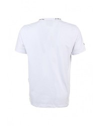 Мужская белая футболка с круглым вырезом с принтом от Everlast
