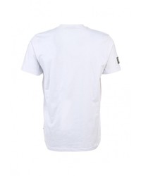 Мужская белая футболка с круглым вырезом с принтом от Everlast