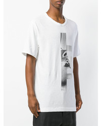 Мужская белая футболка с круглым вырезом с принтом от Lost & Found Rooms