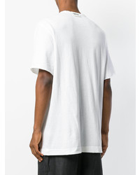 Мужская белая футболка с круглым вырезом с принтом от Lost & Found Rooms