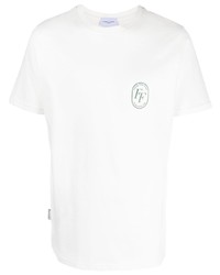 Мужская белая футболка с круглым вырезом с принтом от Family First