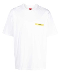 Мужская белая футболка с круглым вырезом с принтом от Ferrari