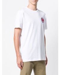 Мужская белая футболка с круглым вырезом с принтом от Colmar