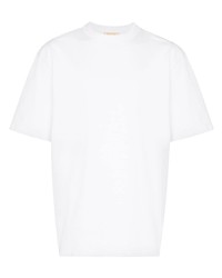 Мужская белая футболка с круглым вырезом с принтом от FUTU