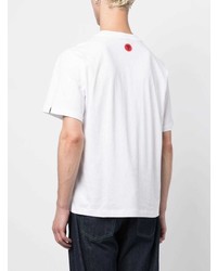 Мужская белая футболка с круглым вырезом с принтом от Icecream