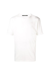 Мужская белая футболка с круглым вырезом с принтом от Haider Ackermann