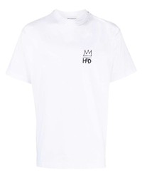 Мужская белая футболка с круглым вырезом с принтом от Honey Fucking Dijon