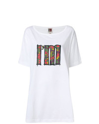 Женская белая футболка с круглым вырезом с принтом от I'M Isola Marras
