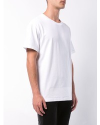 Мужская белая футболка с круглым вырезом с принтом от RtA