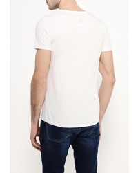Мужская белая футболка с круглым вырезом с принтом от Jack &amp; Jones