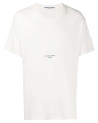 Мужская белая футболка с круглым вырезом с принтом от Katharine Hamnett London