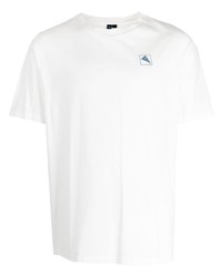 Мужская белая футболка с круглым вырезом с принтом от Klättermusen