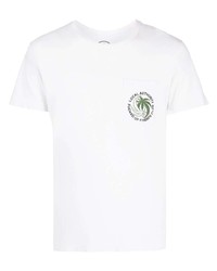 Мужская белая футболка с круглым вырезом с принтом от Local Authority