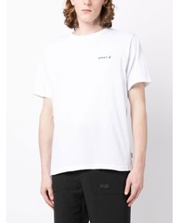 Мужская белая футболка с круглым вырезом с принтом от SPORT b. by agnès b.