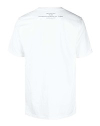 Мужская белая футболка с круглым вырезом с принтом от Takahiromiyashita The Soloist