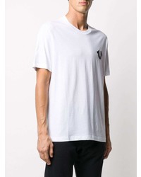 Мужская белая футболка с круглым вырезом с принтом от True Religion