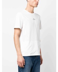 Мужская белая футболка с круглым вырезом с принтом от Parajumpers