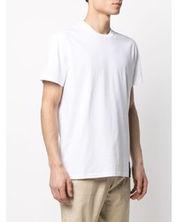Мужская белая футболка с круглым вырезом с принтом от Fay