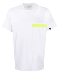 Мужская белая футболка с круглым вырезом с принтом от MACKINTOSH