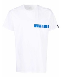 Мужская белая футболка с круглым вырезом с принтом от MACKINTOSH