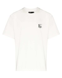 Мужская белая футболка с круглым вырезом с принтом от Mastermind Japan
