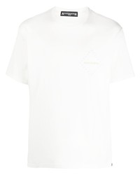 Мужская белая футболка с круглым вырезом с принтом от Mastermind Japan