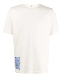 Мужская белая футболка с круглым вырезом с принтом от McQ Swallow