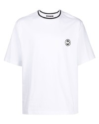 Мужская белая футболка с круглым вырезом с принтом от Michael Kors