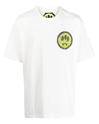 Мужская белая футболка с круглым вырезом с принтом от #Mumofsix