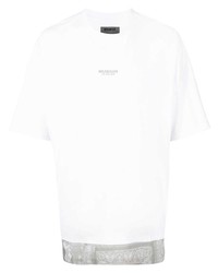 Мужская белая футболка с круглым вырезом с принтом от Musium Div.